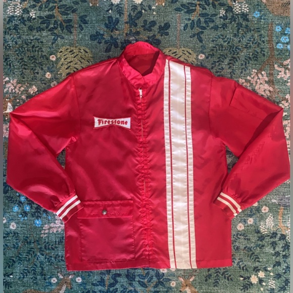 Vintage Firestone Work Windbreaker Jacket - Picture 1 of 5